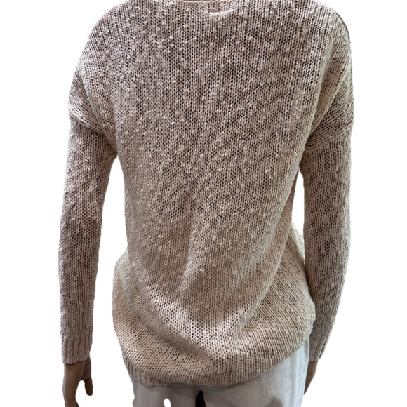 Essentials Cream V neck Sweater - Picture 5 of 16